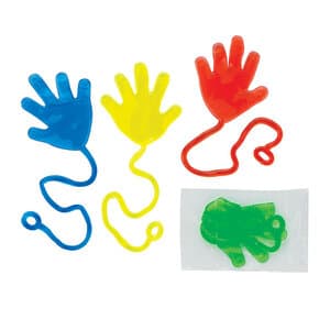 Smilemakers Sticky Hands, Pack of 48 - STICKY HANDS PK48 - Image 1