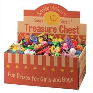 SmileMakers Super Sized Value Treasure Chest, 500 Prizes, 8.5 x 12 x 21 in, PK500 thumbnail 2