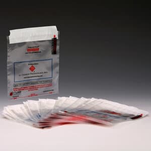 St. George Technology Excel Denture Bags, Self-Seal, Clear, 4 in x 4 in, 50/Pk - Denture Bags Self Seal - Image 1