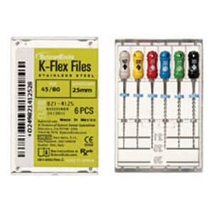 Kerr K-Flex Endodontic Files, #06, 21mm, Stainless Steel, Pink, 6/Pack, 60120 thumbnail 12