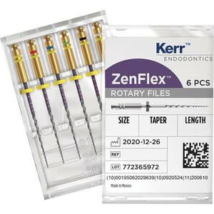 ZenFlex NiTi Rotary Shaping File, .30/.04/25mm, Non-Sterile, 6/Pk, 818-1302 thumbnail 12