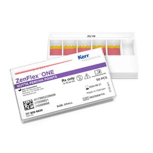 Kerr Dental ZenFlex ONE Gutta Percha Points, Small (20/.06), Yellow, 50/Pk, 825-9520 thumbnail 6