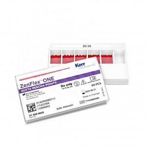 Kerr Dental ZenFlex ONE Gutta Percha Points, Primary (25/.06), 50/Pk, 825-9525 thumbnail 6