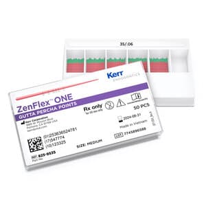 ZenFlex ONE Gutta Percha Points, Medium (35/.06), Green, 50/Pk, 825-9535 thumbnail 6