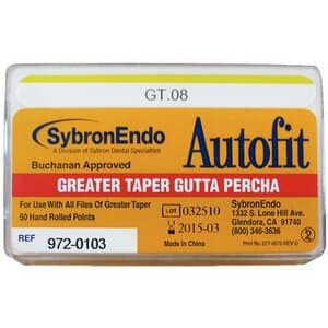 Kerr Autofit Greater Taper Gutta-Percha Points, 0.08 Taper, 50/Pk, 972-0103 thumbnail 12
