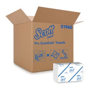 Halyard Scottfold Medium Multi-Fold Paper Towels, Case of 4375 - SCOTTFOLD M TOWEL CS/4375 - Image 1