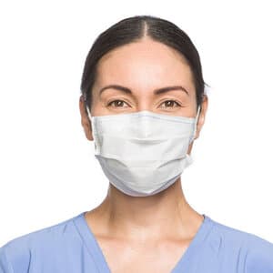 Halyard Fog Free Procedure Mask, White, ASTM Level 1, Box of 50 - FOG FREE PROCEDURE MASK BOX/50 - Image 1