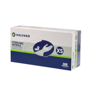 Sterling Nitrile Exam Gloves, Powder Free, Non-Sterile, Extra Small, Gray, 200/Box - STERLING NITRILE PF GLOVES X-SMALL PK 200 - Image 1