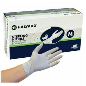 Sterling Nitrile Exam Gloves, Powder Free, Gray, Medium, 200/Box, #50707 - STERLING NITRILE PF GLOVES MEDIUM PK 200 #50707 - Image 1