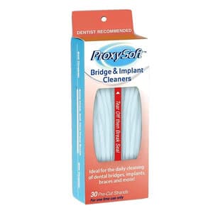 Proxysoft Bridge & Implant Floss Dispenser Pack, 20 Packs of 30 Pieces (600 Total) - BRIDGE & IMPLANT FLOSS DISP PK600 20 PKS 30 - Image 1