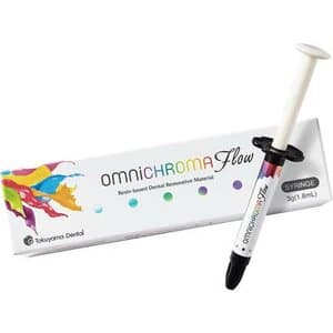 Tokuyama Omnichroma Flow Flowable Composite Syringe Refill, 3g/1.8ml, Universal Shade, 10220 image