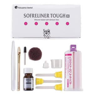 Sofreliner Tough S (Soft) Denture Reline Kit, 52 g Cartridge, 10 mL Primer, 23401 thumbnail 21