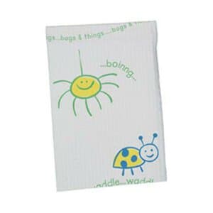 Tidi Products Polytowels Bugs & Things 2-Ply Pediatric Bibs, 10x13 Inches, 250 per Pack - Polytowels Bugs & Things 10X13 2-Ply Bib (250) - Image 1