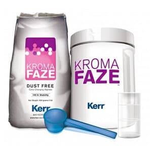 Kerr KromaFaze Color-Changing Dust-Free Alginate Impression Material, Fast Set, Mint, 1 lb Canister, 27452DX thumbnail 5