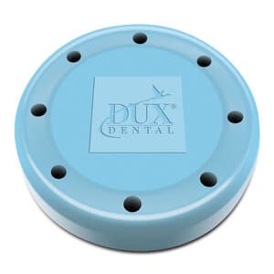 Kerr Magnetic Bur Block, 8-Hole, Round, Sky Blue, 1-5/8" D x 1/2" H, #31001DX thumbnail 5
