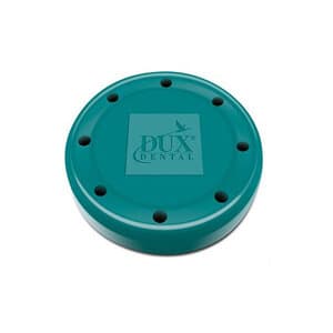 Kerr Magnetic Bur Block, 8-Hole, Round, Teal, 1 5/8"D x 1/2"H, #31011DX thumbnail 3