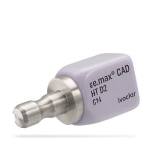 IPS e.max CAD HT (High Translucency) Lithium Disilicate Milling Block, Shade D2, Size C14, for CEREC/inLab, 5/Pkg thumbnail 8