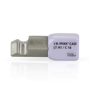 IPS e.max CAD PlanMill Blocks, Low Translucency (LT), Shade A1, Size C14, 5/Box thumbnail 9