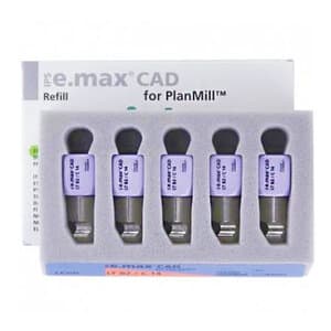 IPS e.max CAD PlanMill Blocks, Low Translucency (LT), Shade B2, Size C14, 5/Box thumbnail 9