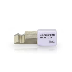 IPS e.max CAD PlanMill HT A1 C14 Milling Blocks, High Translucency, Lithium Disilicate, Shade A1, 5/Box thumbnail 8