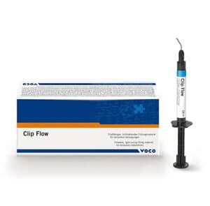 VOCO Clip Flow Light-Cured Flowable Temporary Filling Material, 1.8g Syringe, Pack of 2, Ref 1282 thumbnail 18