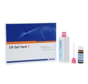 Ufi Gel® hard C 80g Cartridge Kit, Direct Hard Denture Reline Material, MMA-Free, Includes Adhesive & Mixing Tips thumbnail 14