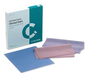 HySolate Fiesta Latex Dental Dam, 6" x 6" (152 x 152 mm), Medium Gauge, Assorted Colors, Fruit Scented, 36/Box, 60034436 thumbnail 7