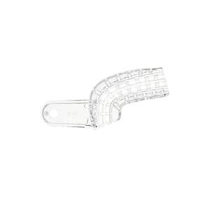 President Disposable Perforated Impression Tray, #8 Upper Right/Lower Left Quadrant, Clear, 12/Pk, C6908 thumbnail 14