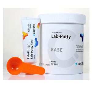 Coltene Lab Putty Standard Pack, Polysiloxane Laboratory Putty, 900 mL Base + 40 mL Activator, Pink, 8805 thumbnail 5