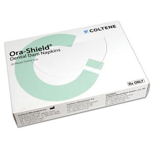Hygenic Ora-Shield Dental Dam Napkins, Frame Size (Fits 5" & 6" Frames), 50/Box, H01415 thumbnail 7