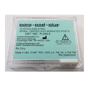 ParaPost Plus Stainless Steel Endodontic Posts, Size 4, 0.040" (1.0mm), Yellow, 10/Pk, P244-4 thumbnail 13