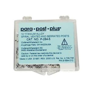 ParaPost Plus Titanium Endodontic Post, Size 5, Red, 0.050" (1.25mm), 10/Pk, P2845 thumbnail 6