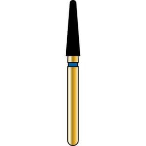 Coltene Alpen Multi-Use Diamond Bur, FG, Coarse, Round End Taper, #856-021, 2.1 mm Head Diameter, 8 mm Head Length, 5/Pkg thumbnail 4