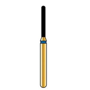 Alpen Multi-Use Diamond Bur, Round End Cylinder, FG, Medium Grit, Blue Ring, #881-010, 1.0mm Head Diameter, 8mm Head Length, Pack of 5 thumbnail 4