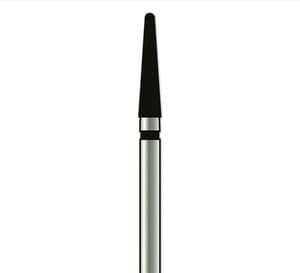 Alpen x1 Single-Use Diamond Bur, FG, #856-021SC, Round End Taper, Super Coarse, Black, 2.1 mm, 25/Pk, X856SC021 thumbnail 13