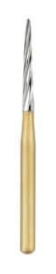 SS White Endo Safe End Endodontic Access Carbide Bur, FG, Tapered Fissure, Round Safe End, 1.4 mm Head Diameter, 0.5 mm Tip, 9 mm Head Length, 24 mm Shank, 5/Pkg, ESE-014 thumbnail 6