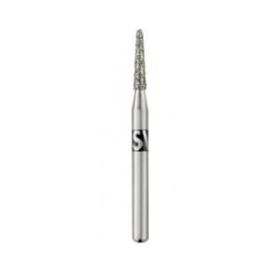 SS White Piranha Disposable FG Diamonds, Coarse Grit, Pack of 25, Sterile - PIRANHA DIAMONDS FG COARSE PK25 DISP. - Image 1