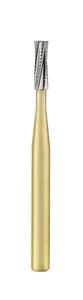 Great White Gold Series Carbide Bur, FG, Straight Cross Cut Fissure, #558, 1.2 mm Diameter, 3.8 mm Head Length, 10/Pk, 18222 thumbnail 7