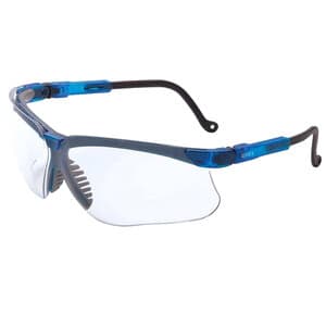 Uvex Genesis Safety Glasses, Clear Lens, Vapor Blue Frame, 1/Pk, 355816 thumbnail 14