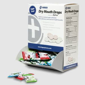 Miradent Xylitol Dry Mouth Drops, Assorted Flavors, Individually Wrapped, 156/Box, 630188 thumbnail 6