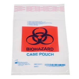 Hager Worldwide Biohazardous Lab Case Shipping Pouch, 6" x 9", with Paperwork Compartment, 100/Box, B4605 thumbnail 4