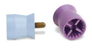 Young Dental Petite Web LF Prophy Cup, Screw Type, Soft, Purple, Latex-Free, 720/Bx - Prophy Cups Petite Web Short Screw Type Soft Purple 720Bg - Image 1
