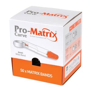 Young Dental Pro-Matrix Curve Contoured Matrix Band, Wide, 6 mm, Orange, 50/Box, 19006 thumbnail 17