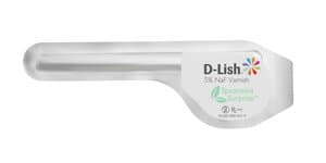 D-Lish 5% Sodium Fluoride Varnish, Spearmint Surprise, Unit Dose 0.40 ml, Box of 200 - D-Lish Varnish 5% NaF Spearmint Surprise (200) - Image 1