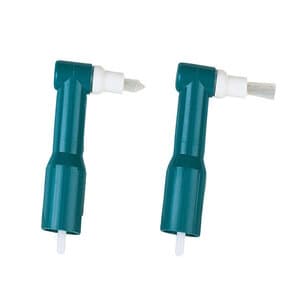 Denticator Disposable Prophy Angle with Tapered Brush, Latex-Free, 90° Angle, Green, 72/Box thumbnail 3