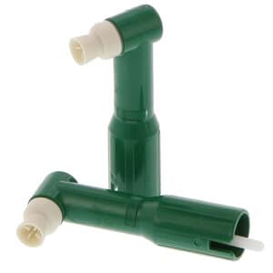 Denticator® Original Green™ Disposable Prophy Angles, Soft Green Cup, 4-Webbed, Latex Free, 500/Box thumbnail 2