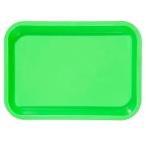 Zirc Mini Tray, Neon Green, 9-3/8" x 6-3/8" x 7/8", Autoclavable, 20Z101P thumbnail 7