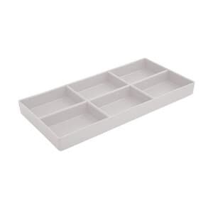 Zirc Dental Plastic Cabinet Tray #20, White, 7-7/8" x 3-3/4" x 3/4", 1/Pk, 20Z206A thumbnail 5