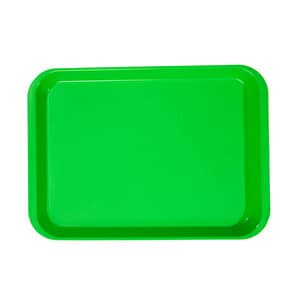 Zirc B-Lok Flat Set-Up Tray, Size B, Neon Green, 13-3/8" x 9-5/8" x 7/8", 1/Pk, 20Z401P thumbnail 9