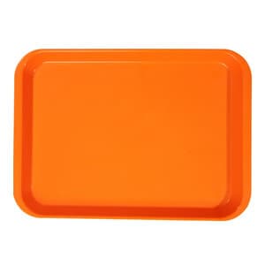 Zirc B-Lok Flat Set-Up Tray, Size B, Neon Orange, 13-3/8" x 9-5/8" x 7/8", 1/Pk, 20Z401Q thumbnail 7